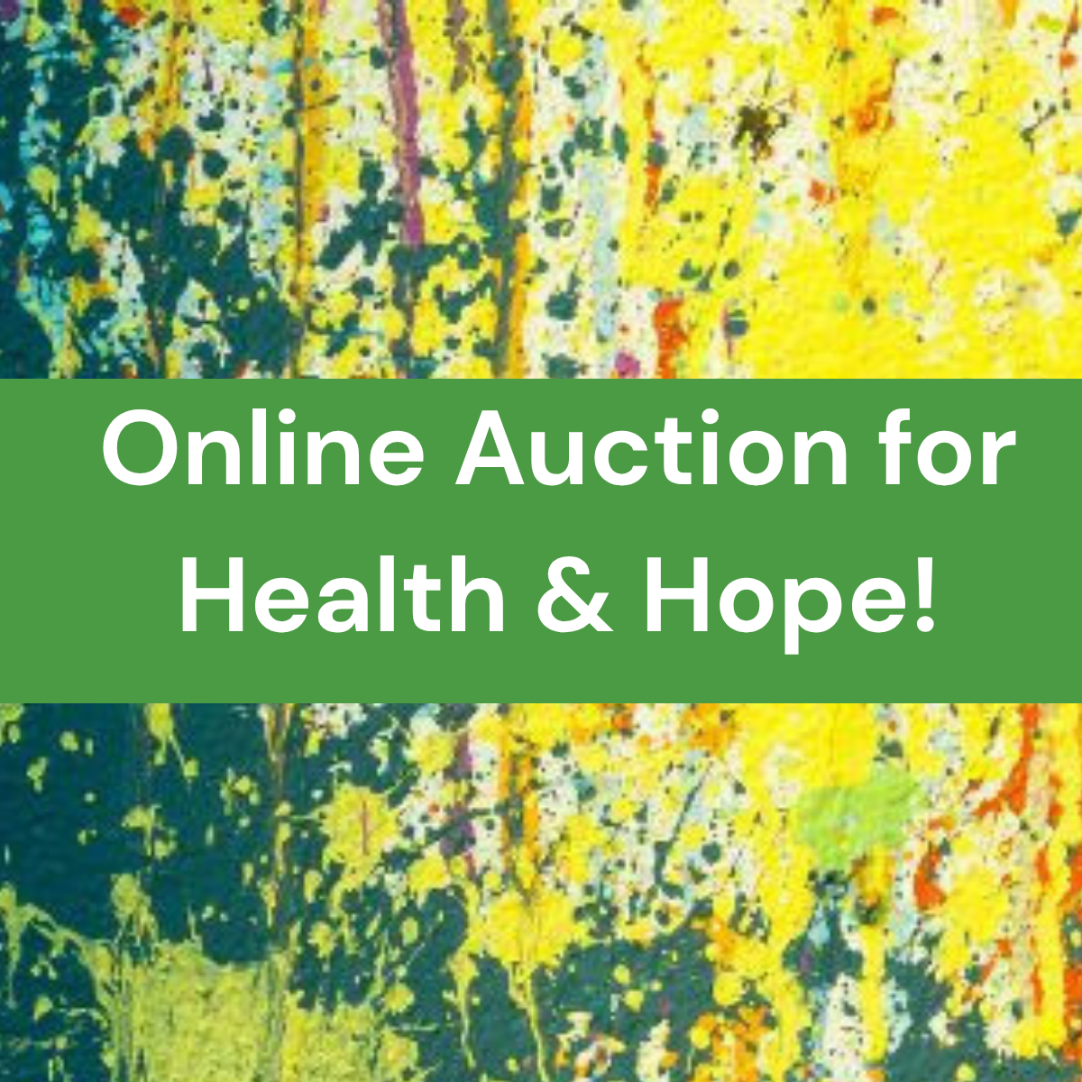 Online Auction for Health &amp; Hope Goes LIVE on September 14!