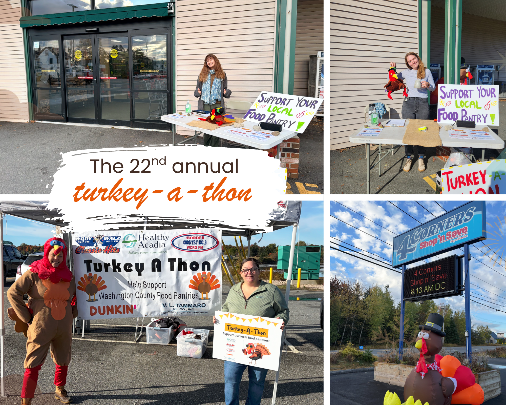 Washington County Residents Raise $33,884.78 in 22nd Annual Turkey-A-Thon to Support Local Food Pantries