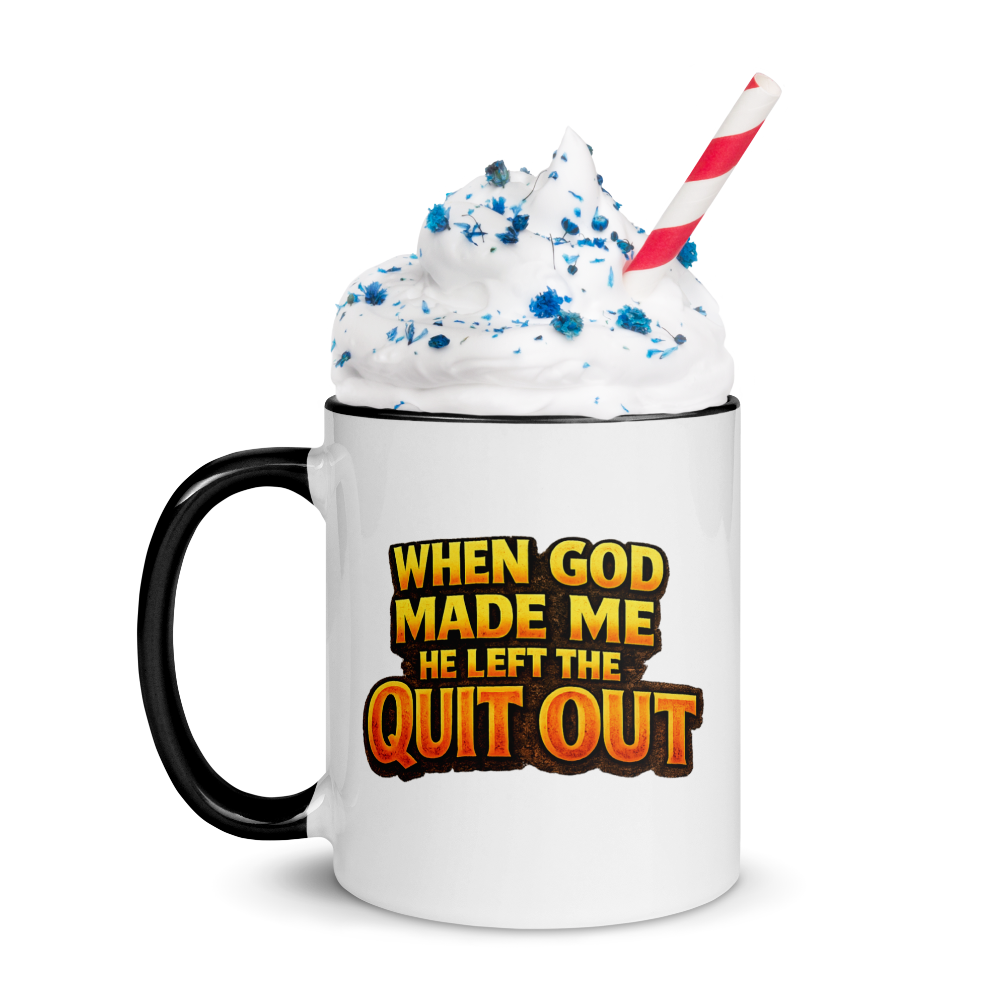 America - When God Made Me Mug with Color Inside