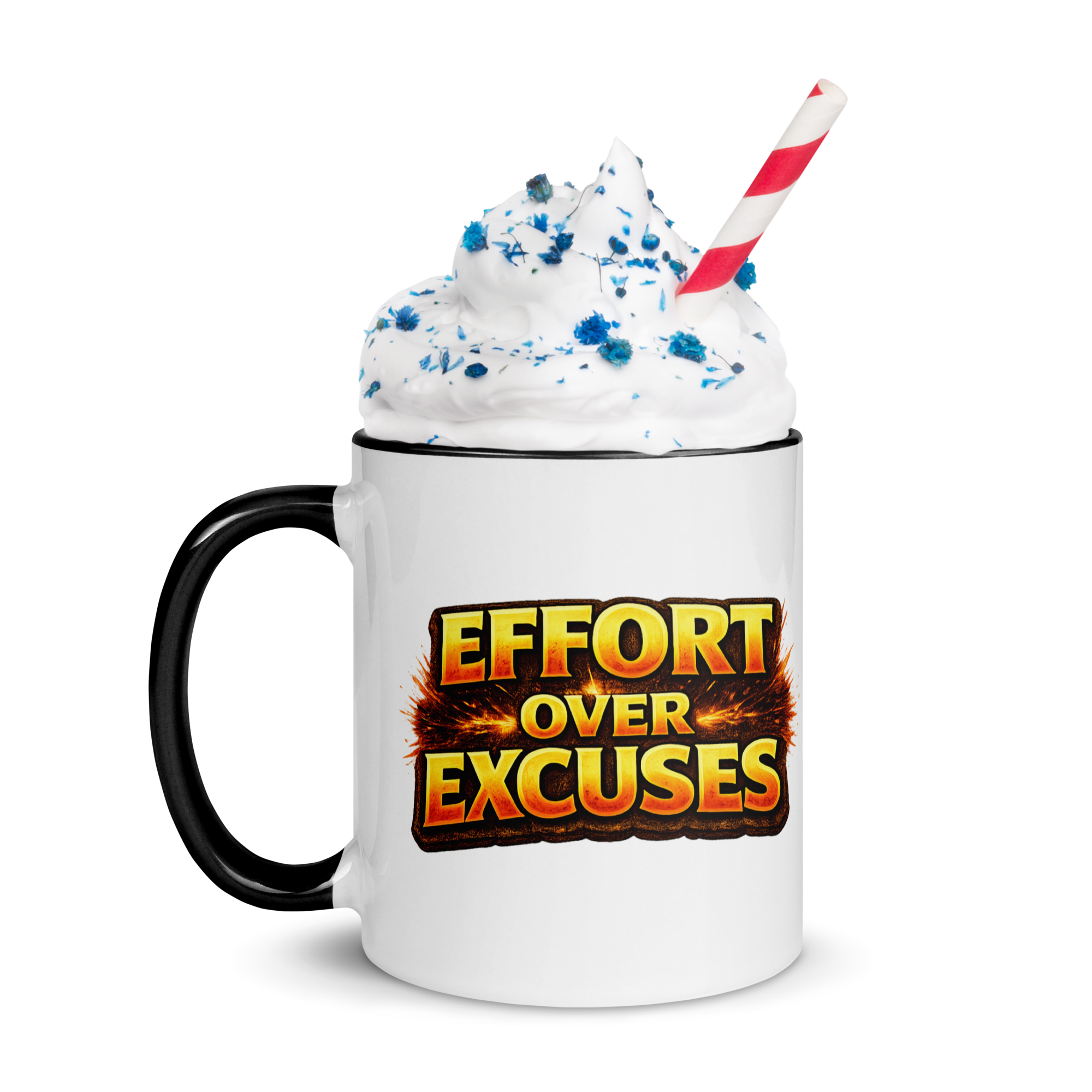 America - Effort Over Excuses Mug with Color Inside