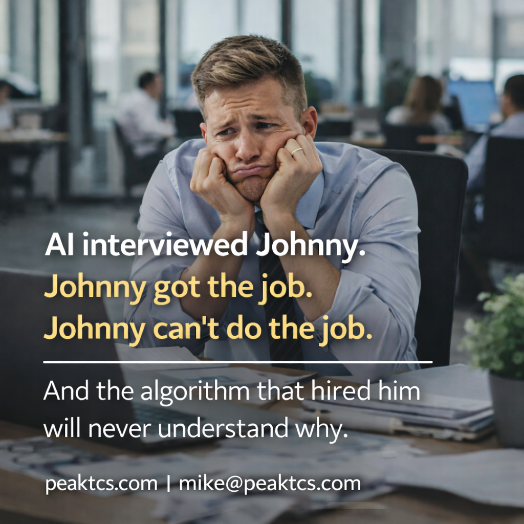 AI Interviewed Johnny. Johnny Got the Job. Johnny Can't Do the Job.