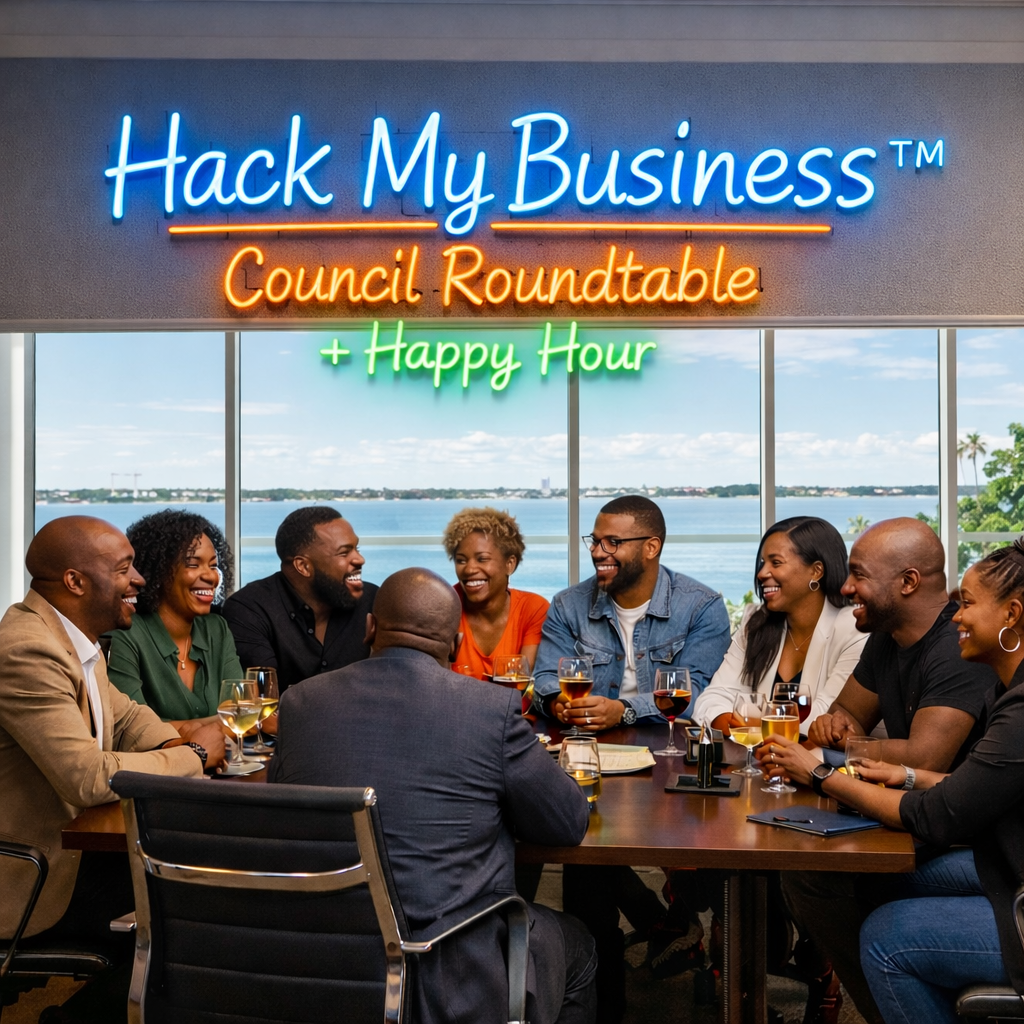 Hack My Business™  Council Roundtable + Happy Hour