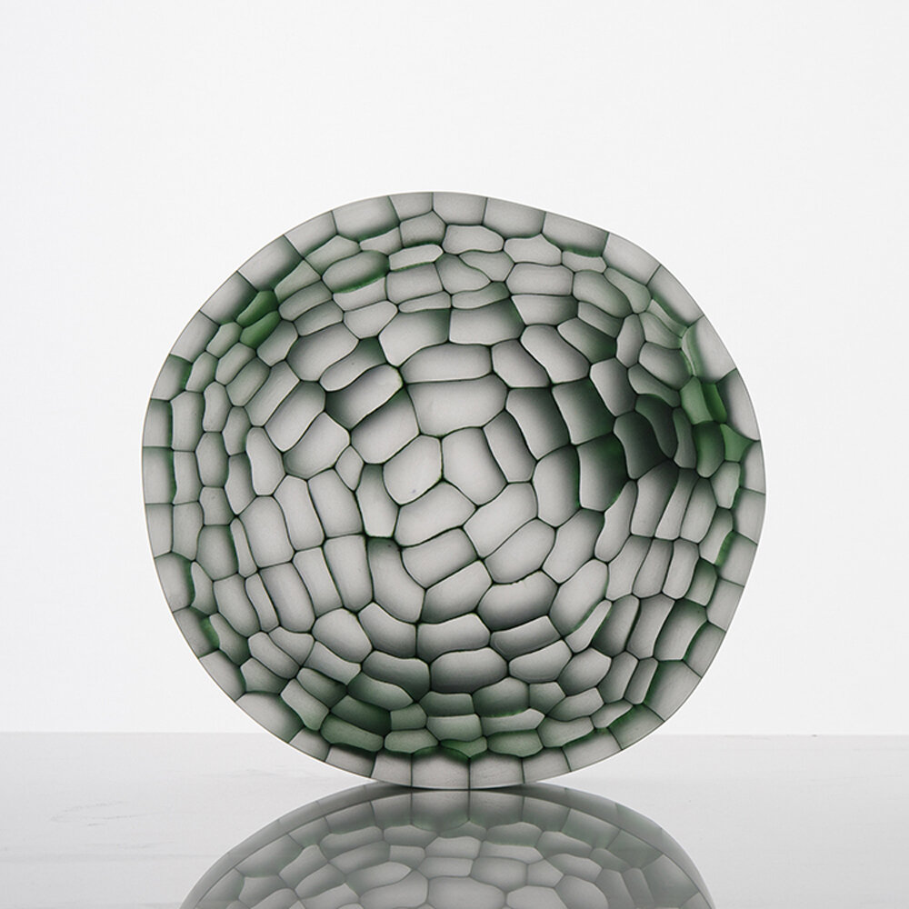 SOLD Botanical Structure Green