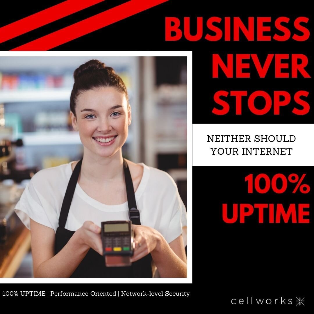 The restaurant sector is quickly becoming reliant on Internet connectivity for many of its day-to-day functions. Having a 100% uptime internet connection is now critical for many restaurants. 

Link in BIO! Let's Chat.