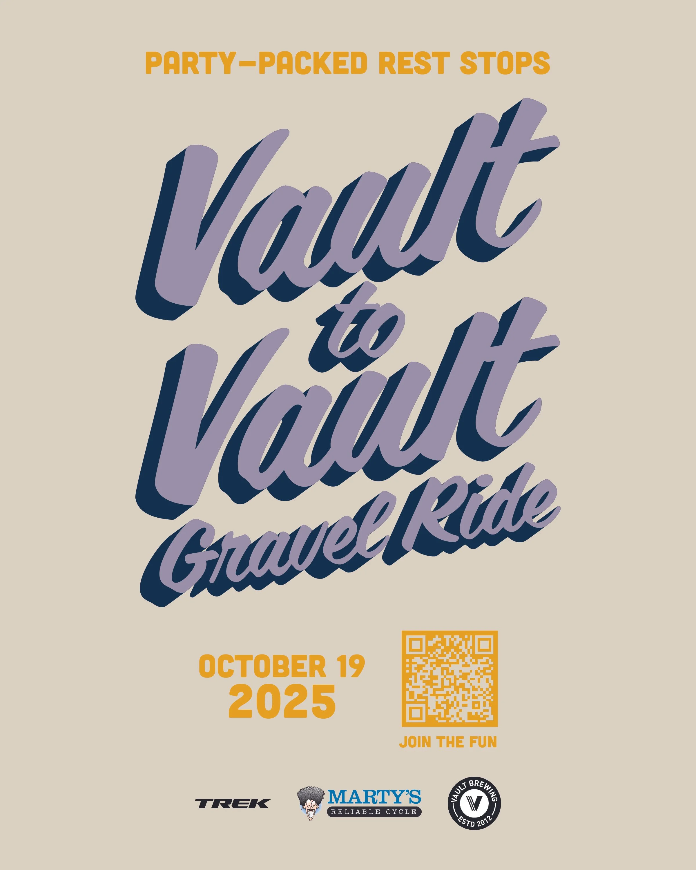 Vault to Vault Gravel Ride
