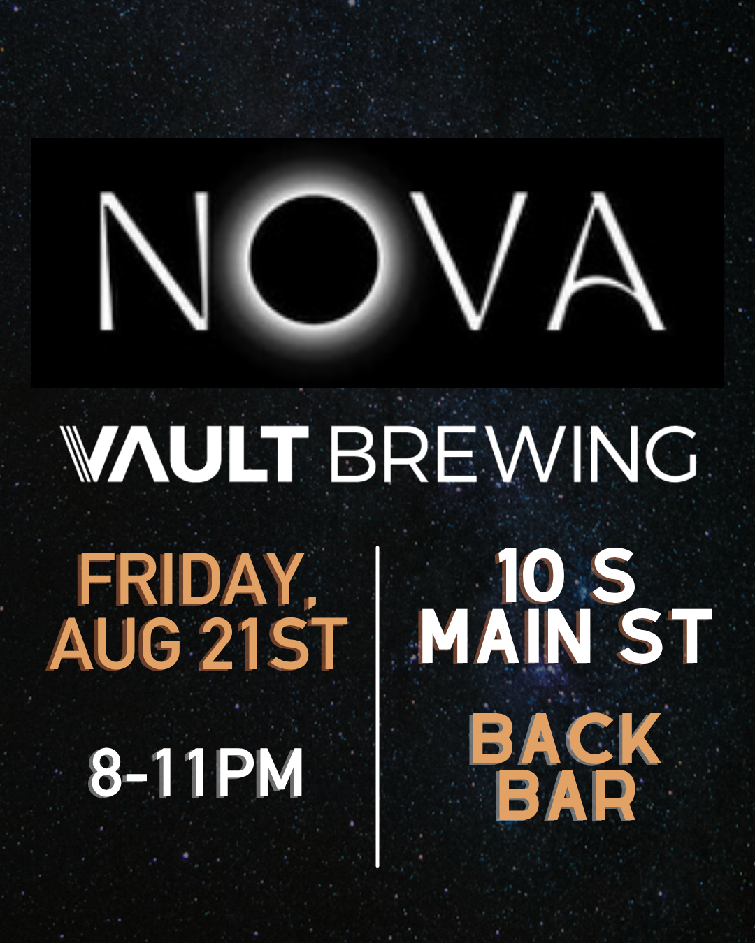 Back Bar: NOVA 