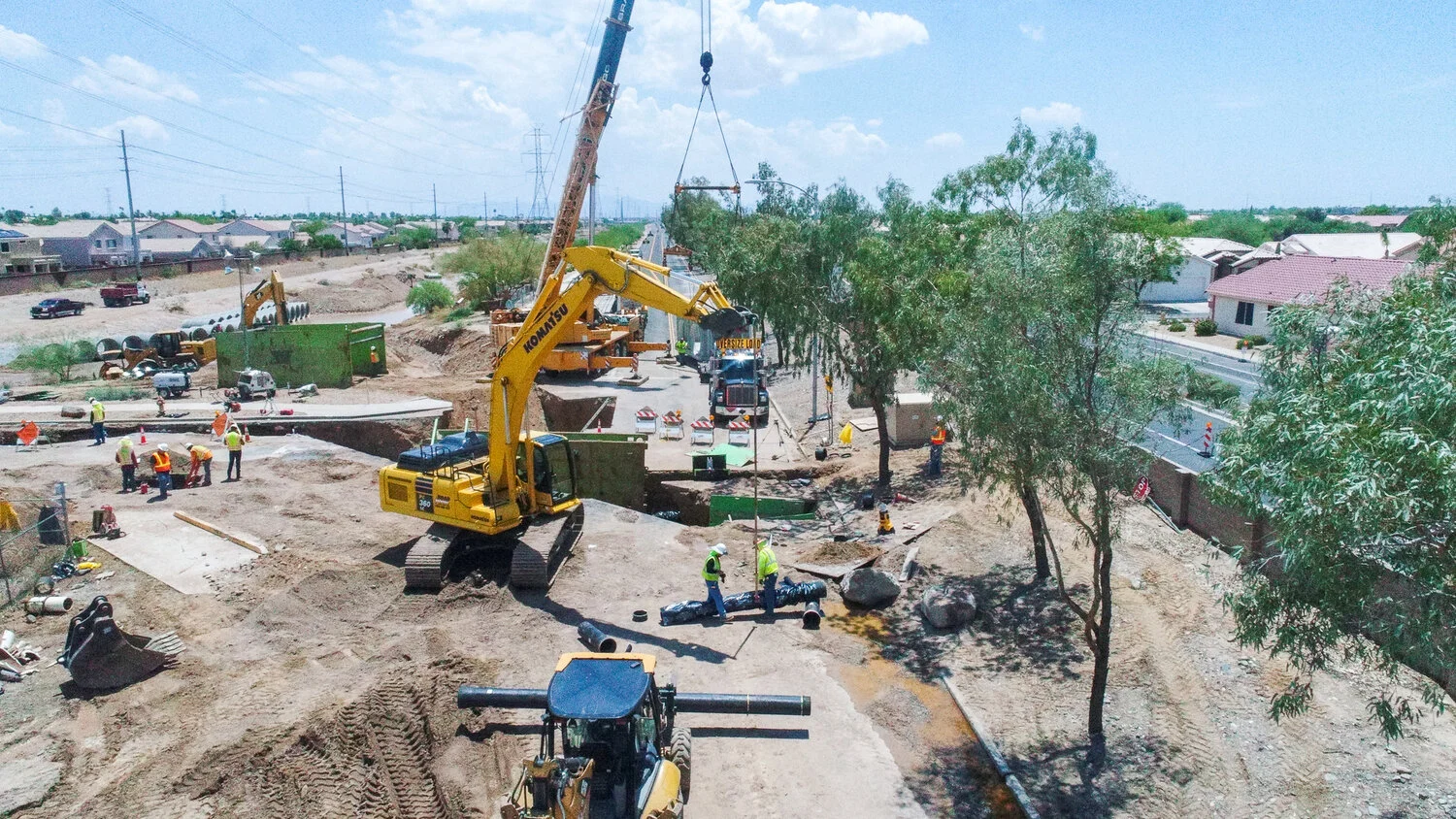 Intersection 115th Ave & Union  Hills Water Realignment DJI_0357.jpg