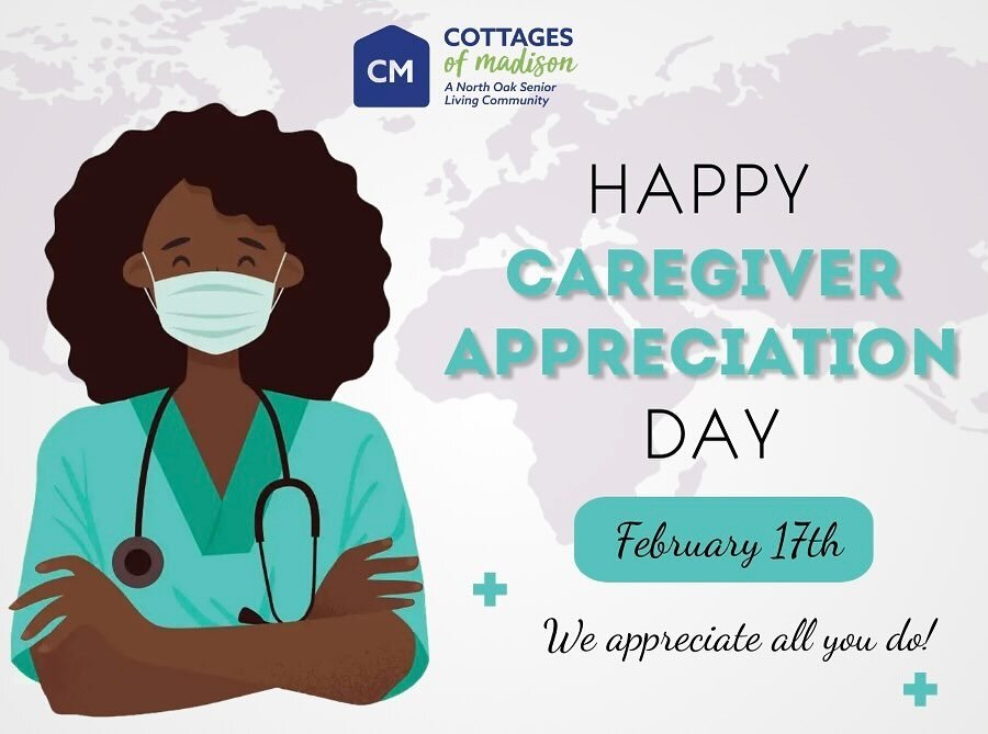 Happy #CaregiverAppreciationDay to all of our caregivers who work to make sure all of the residents at Cottages of Madison are well taken care of! We appreciate you today (and every day!) 🌟
.
.
.
#assistedliving #seniorliving #memorycare