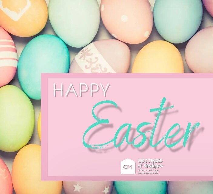 Wishing you an EGG-cellent Easter from all of us at Cottages of Madison
.
.
.
#assistedliving #seniorliving #memorycare