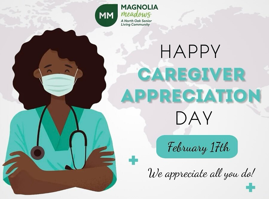 Happy #CaregiverAppreciationDay to all of our caregivers who work to make sure all of the residents at Magnolia Meadows are well taken care of! We appreciate you today (and every day!) 🌟
.
.
.
#assistedliving #seniorliving #memorycare