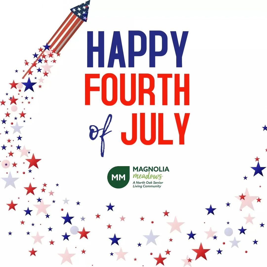 Celebrating freedom, fireworks, and fun! ❤️🤍💙 #Happy4thOfJuly 
.
.
.
#AssistedLiving #SeniorLiving #MemoryCare