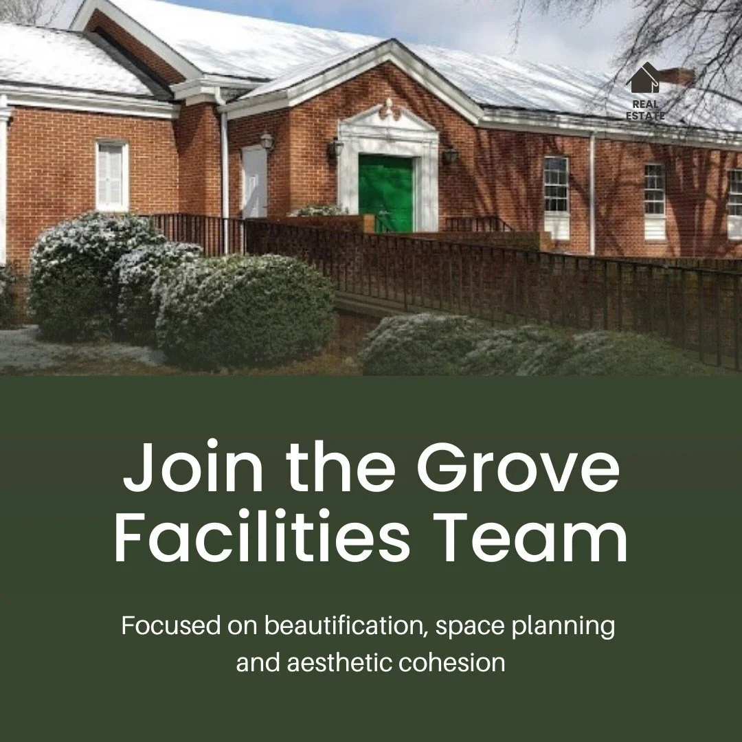 What does the Facilities Team at the Grove do?  They steward the house of God by ensuring that every space is safe, welcoming and prepared for worship, fellowship and service. If you love to make things beautiful, this is the ministry for you. Email