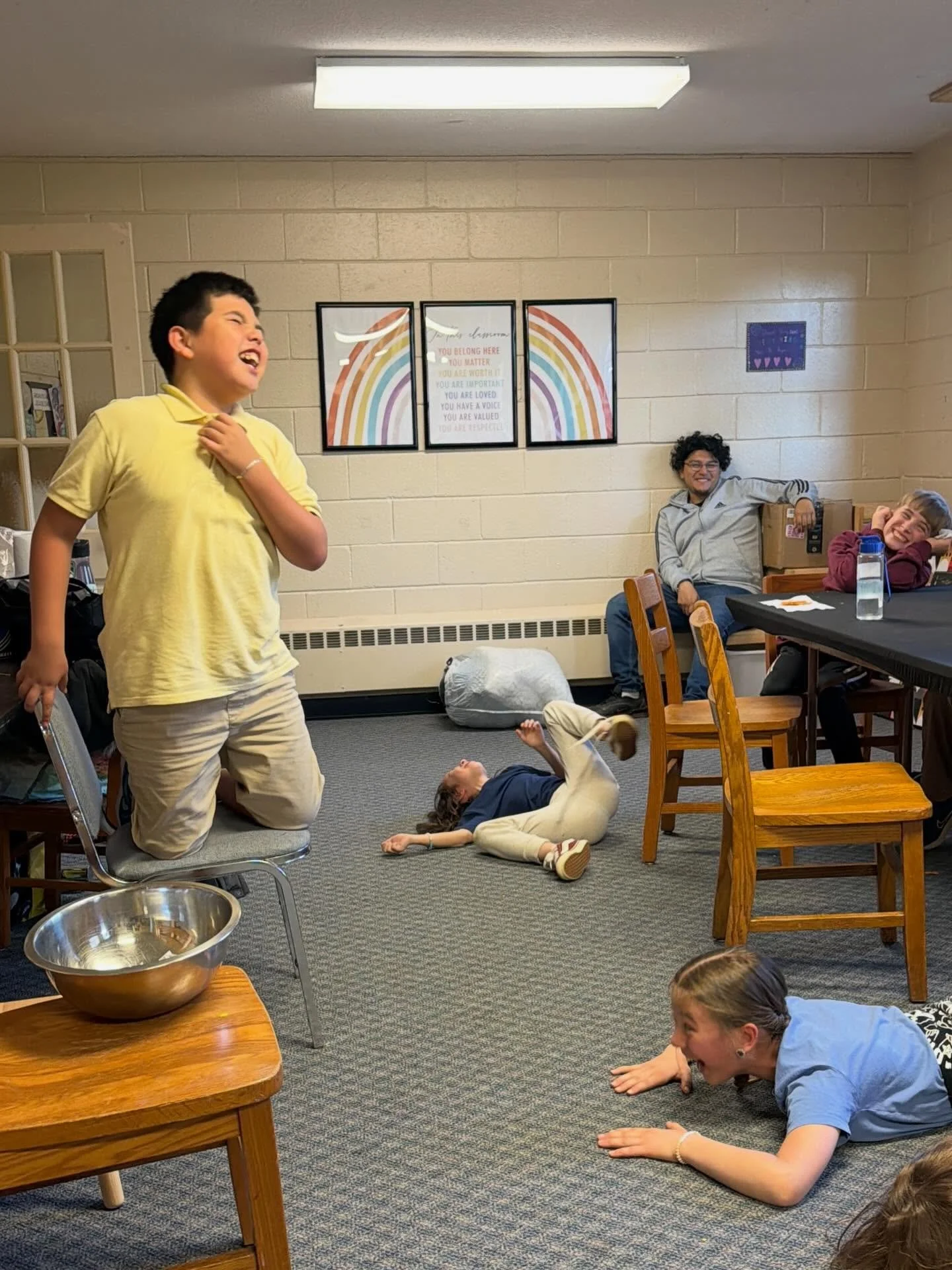Firefly after-school program had fun with our &ldquo;silly spelling bee,&rdquo; making chocolate croissants, and doing a spring flower scavenger hunt this week!