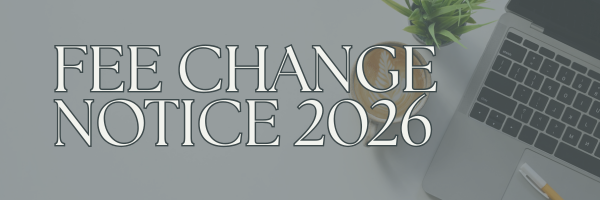Fee Change Notice