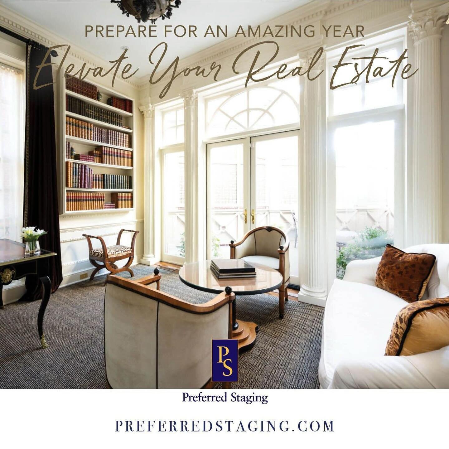 A new year = new goals. Are you ready to increase the value of your listings in 2024? Our award-winning home staging not only beautifies any listing, but it can add value to the asking price. Elevate your Real Estate this year with Preferred Staging!