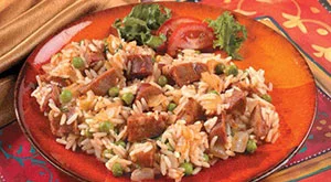 Baked Rice with Chorizo