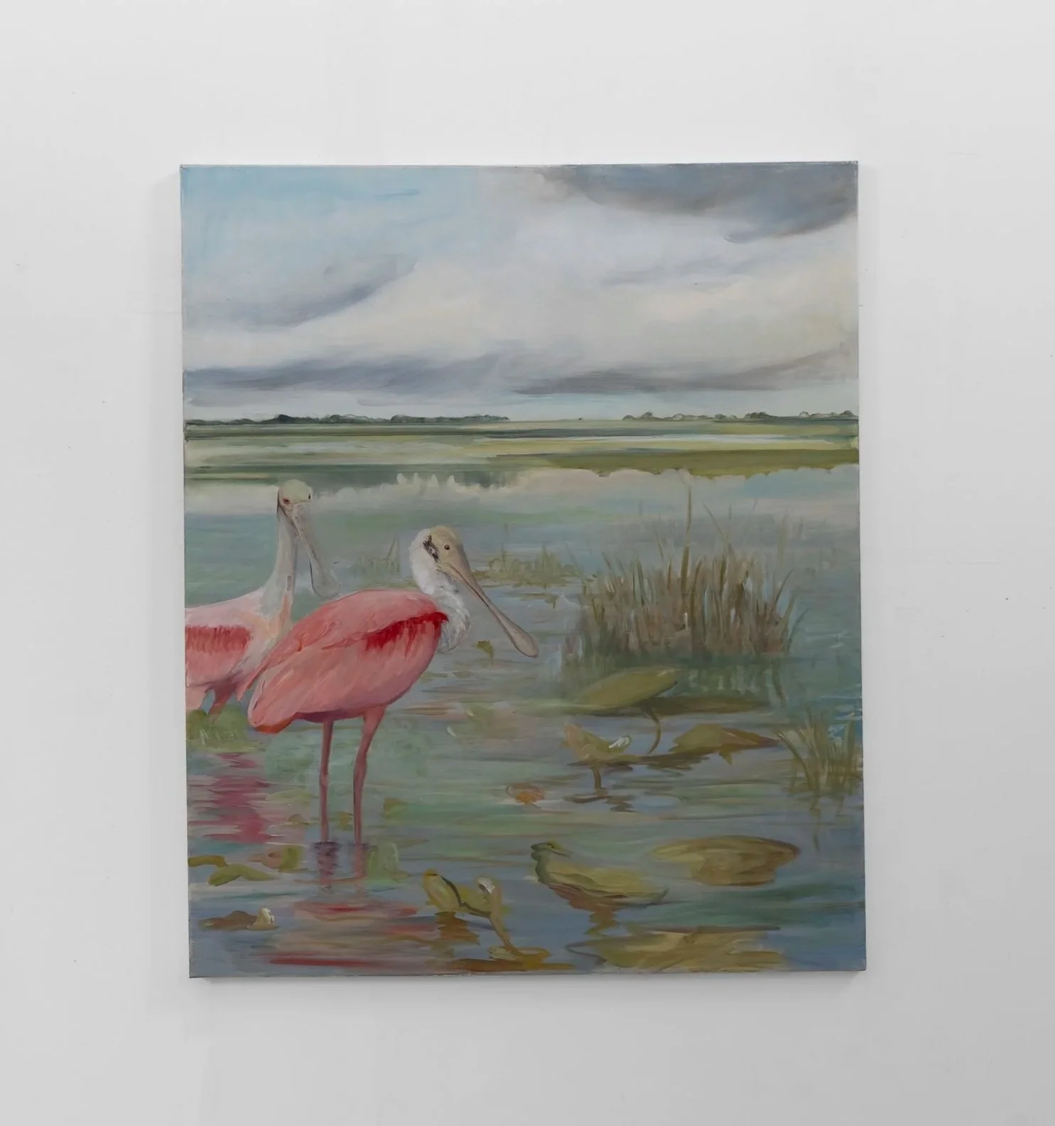 Spoonbills iii,  2025
Oil on canvas
47" x 39"
