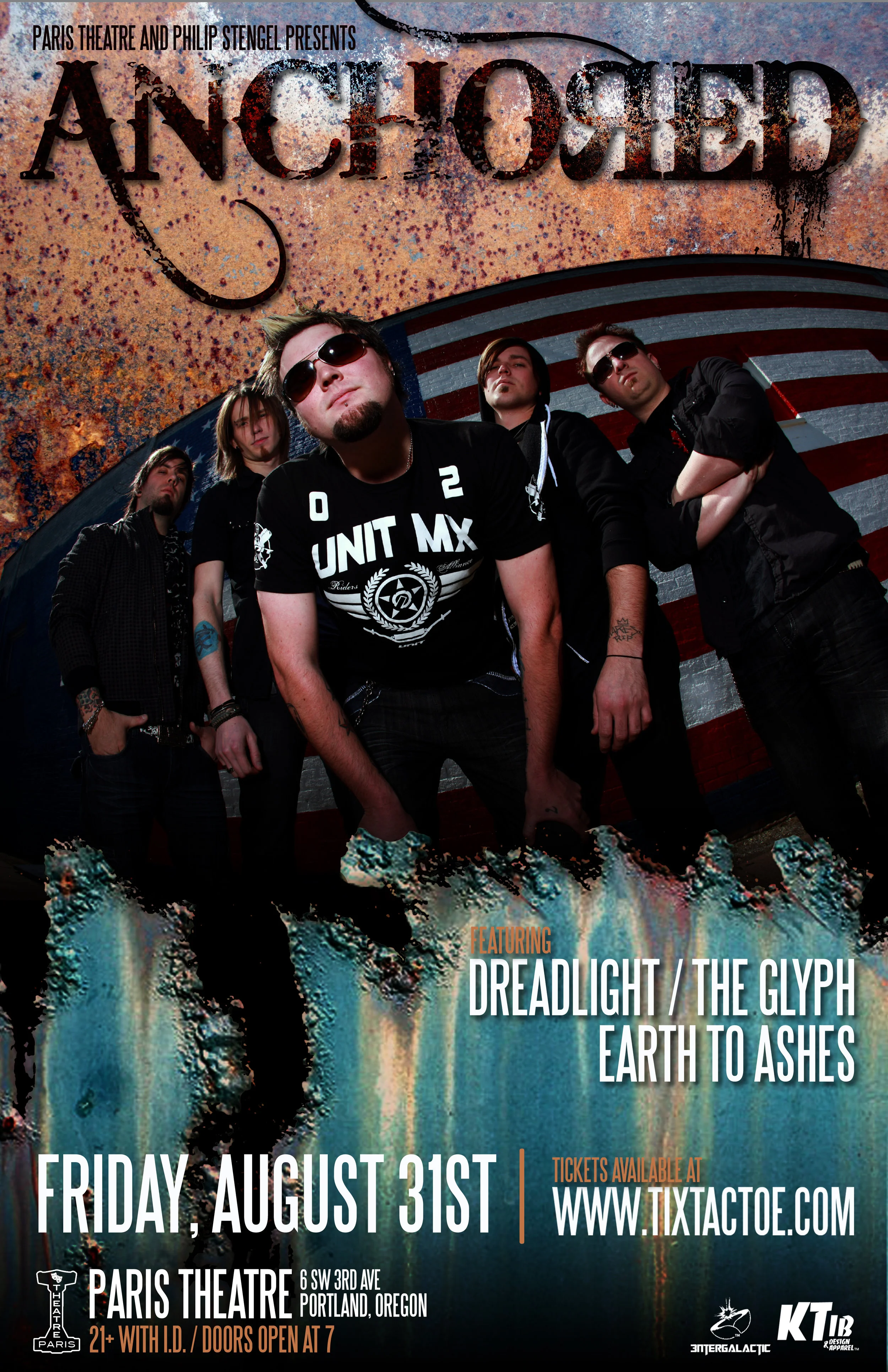 Copy of "Anchored" - Concert Poster