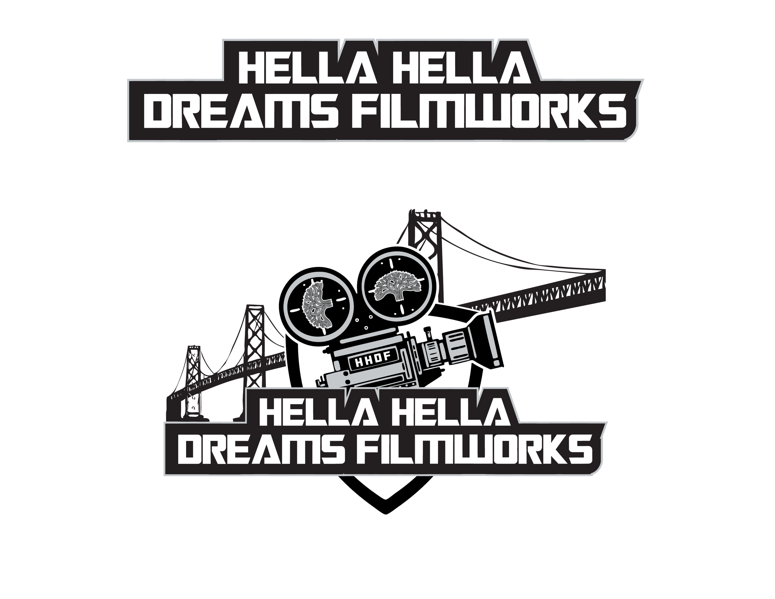 Copy of "Hella Hella Dreams Filmworks" (HHDF) - Logo/Typeface