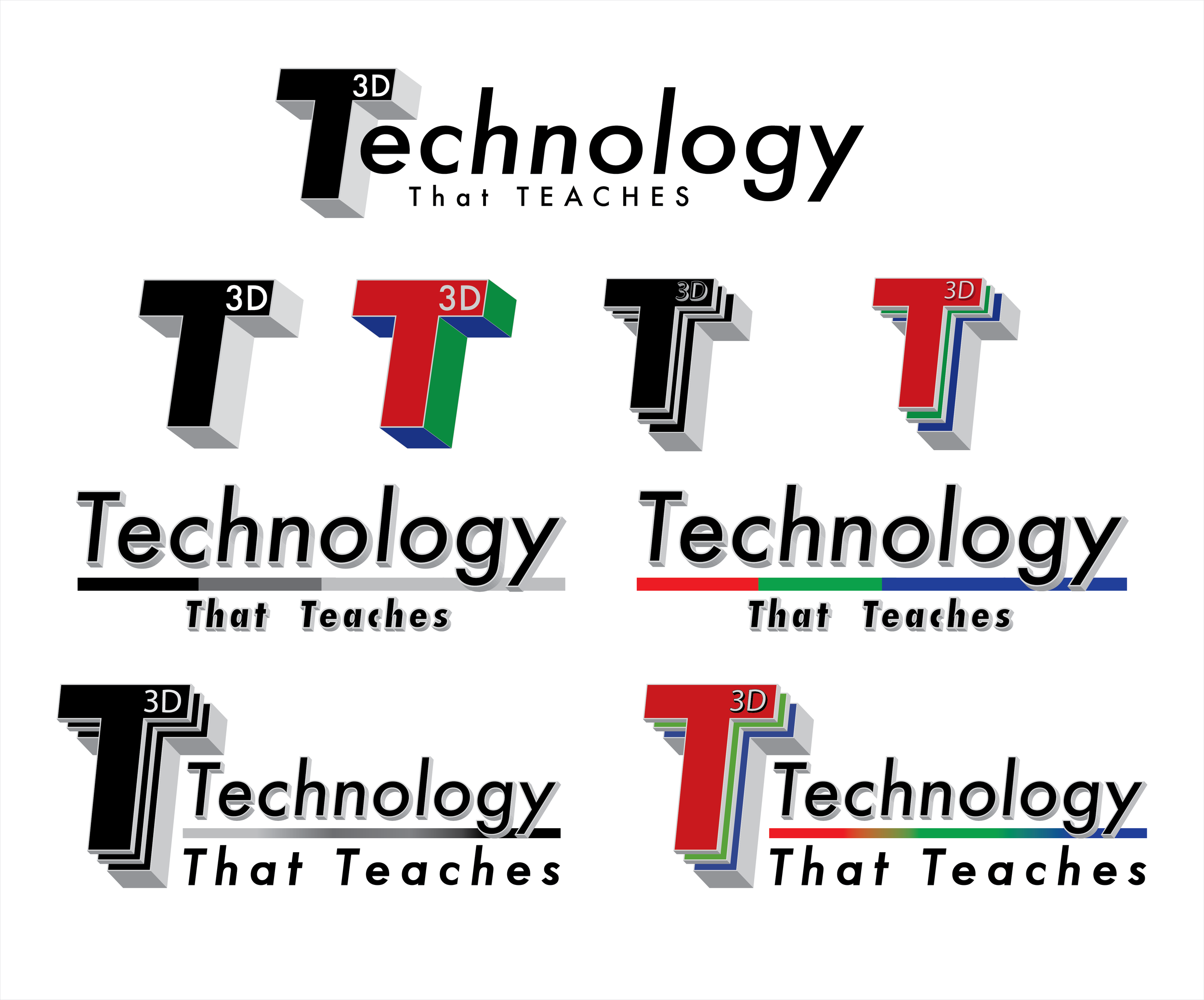 Copy of "T3D Technology That Teaches" - Logo/Typeface