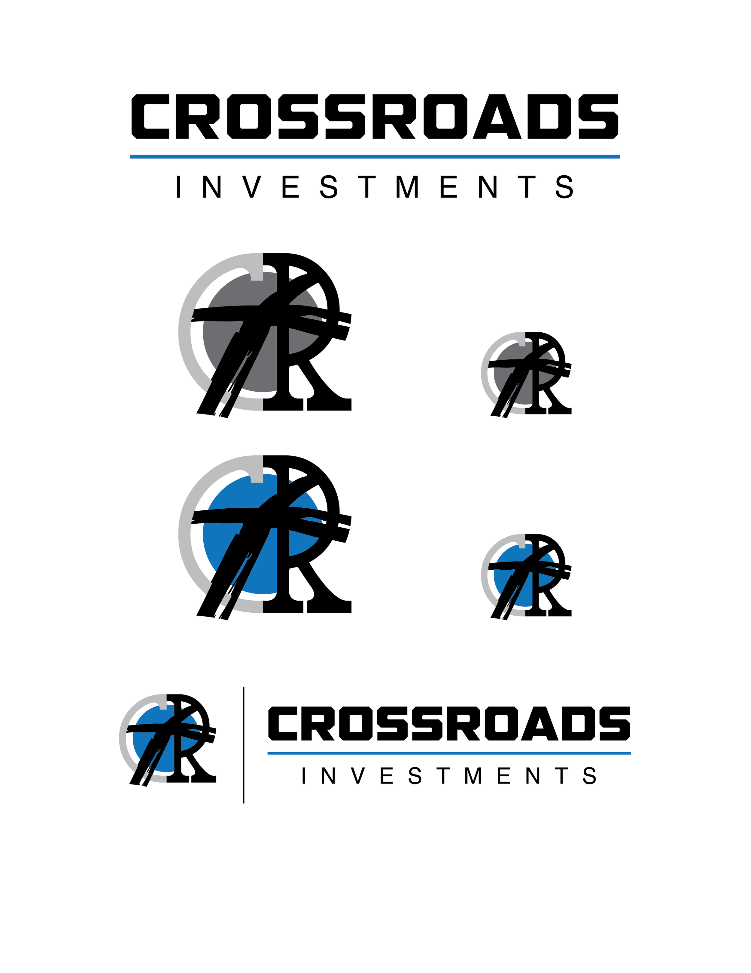 "CrossRoads Investments" - Logo/Typeface