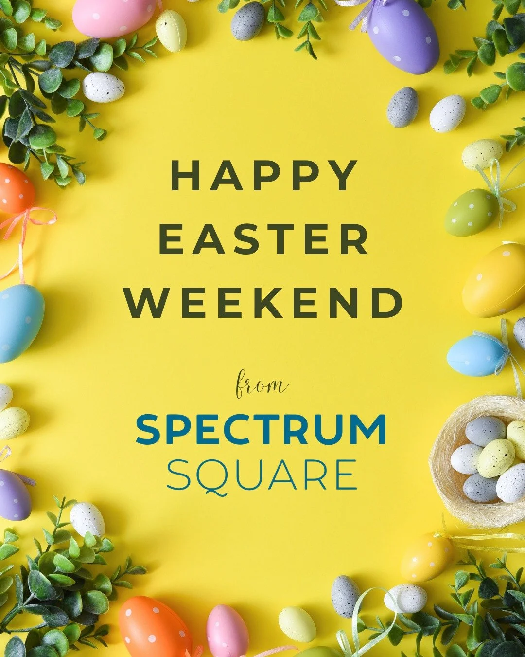 Easter weekend plans start here. 🐣

Whether you are meeting friends for brunch, picking up something delicious for the family, or treating yourself to a little self-care, Spectrum Square has everything you need to make the long weekend feel special.