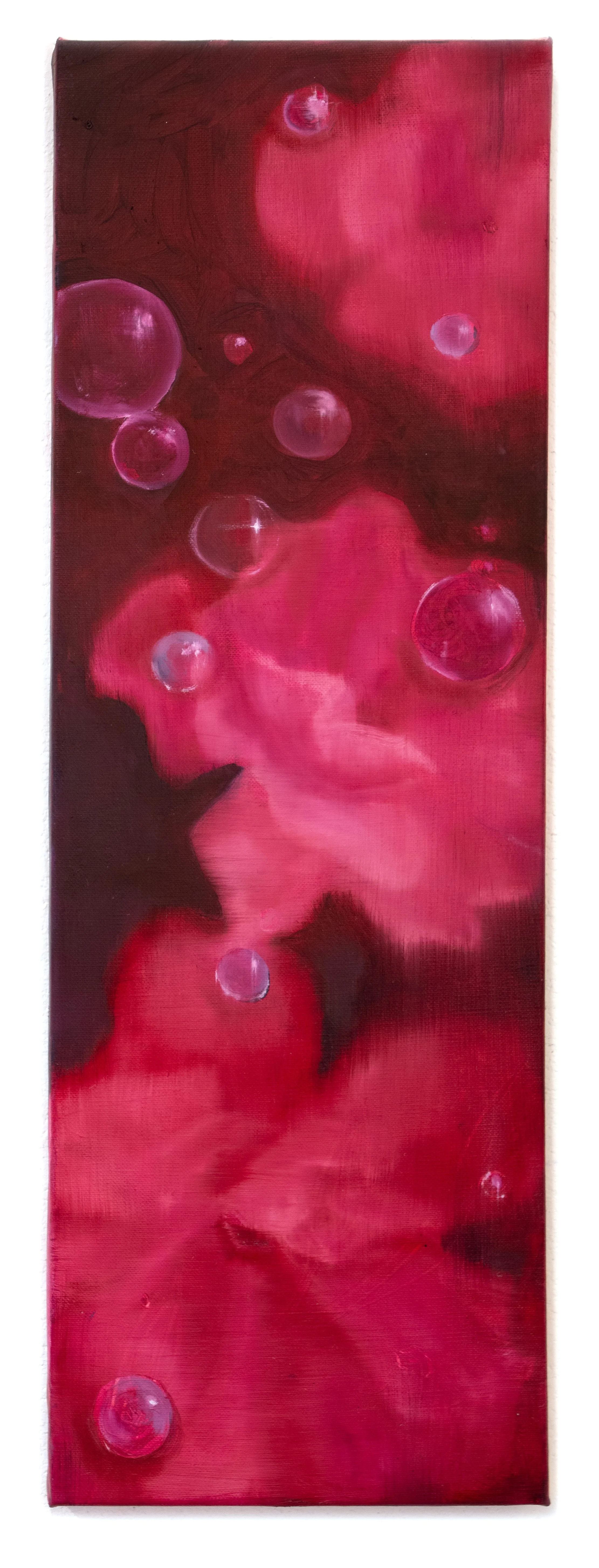   Wet Polyptych  , 2026, oil on linen, 35 x 12 inches