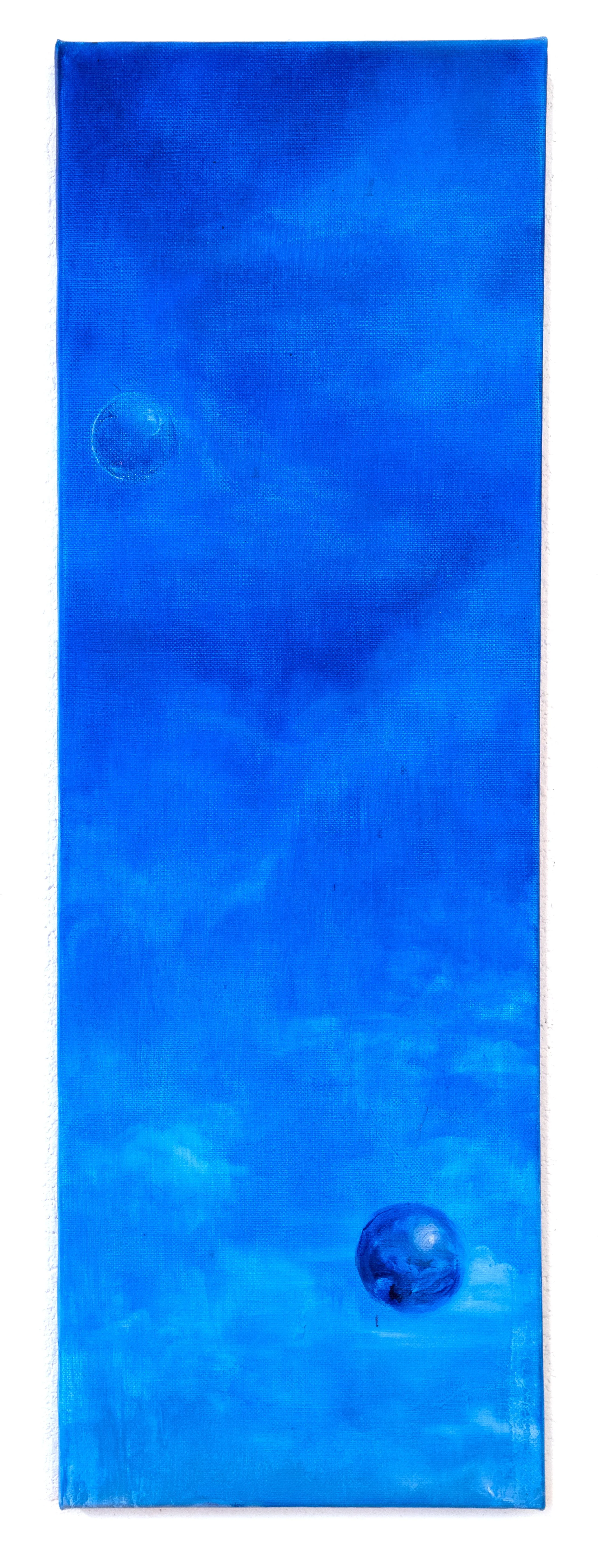   Wet Polyptych  , 2026, oil on linen, 35 x 12 inches