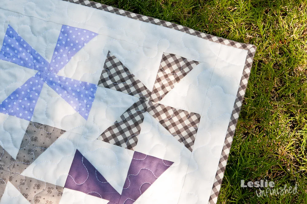 A Sweet Pinwheel Quilt and Summer Ramblings