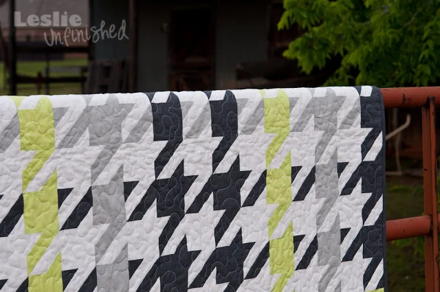 Plaid Houndstooth Quilt