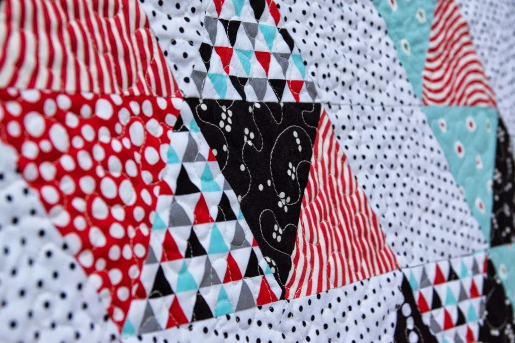 Triangle Quilt for Baby Ajani