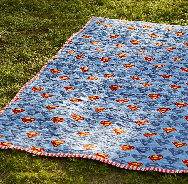 Whole-Cloth Quilts - The Superman Edition