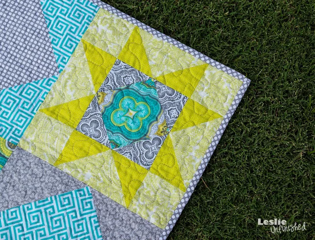 Quilt for Baby Girl Gray