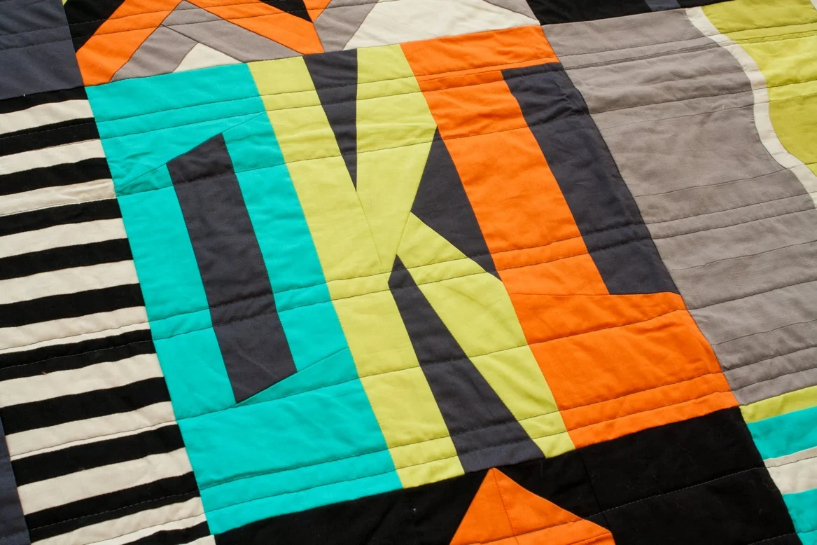 OKC Modern Quilt Guild Group Quilt