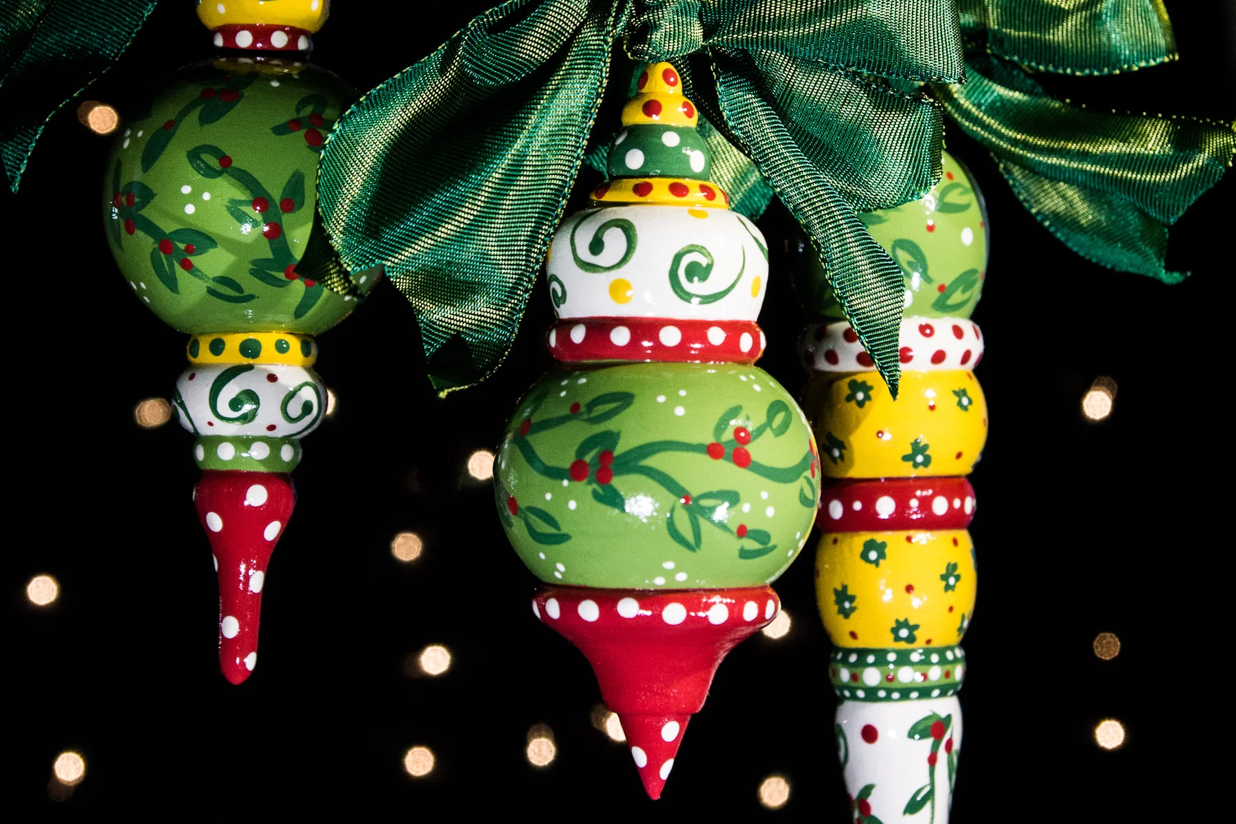 Hand-Painted Christmas Ornaments