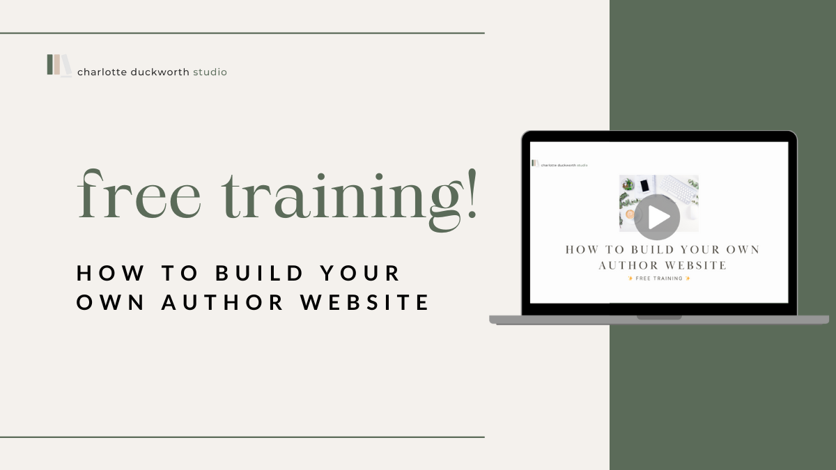 22 author website examples to inspire you — charlotte duckworth studio