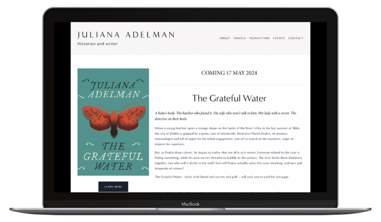 3 author websites I made-over in a day — charlotte duckworth studio