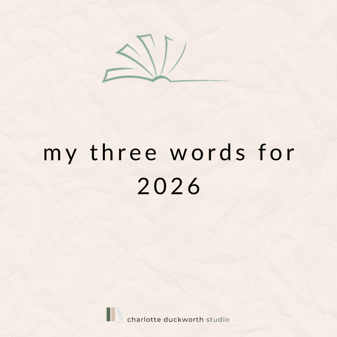 My three words for 2026