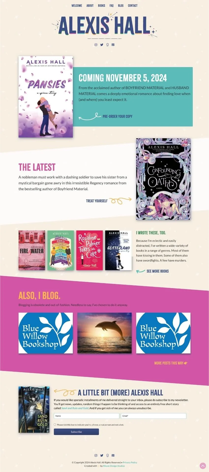 22 author website examples to inspire you — charlotte duckworth studio