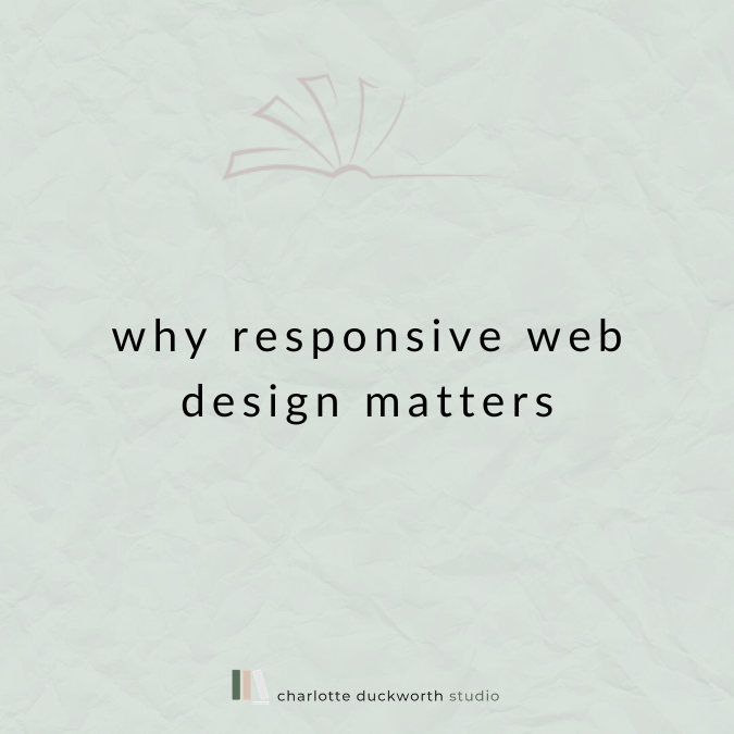 What is responsive web design, and why does it matter for your author website?
