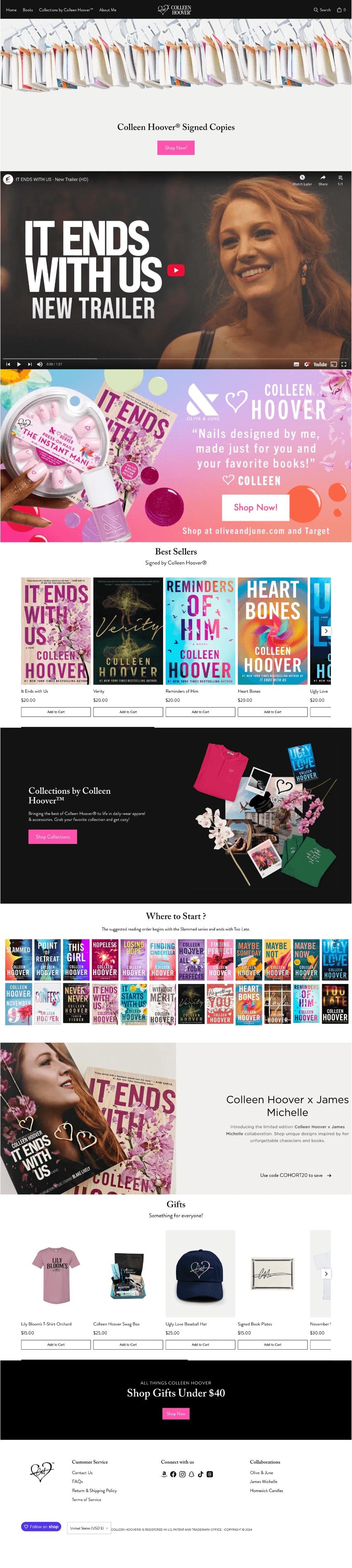 22 author website examples to inspire you — charlotte duckworth studio