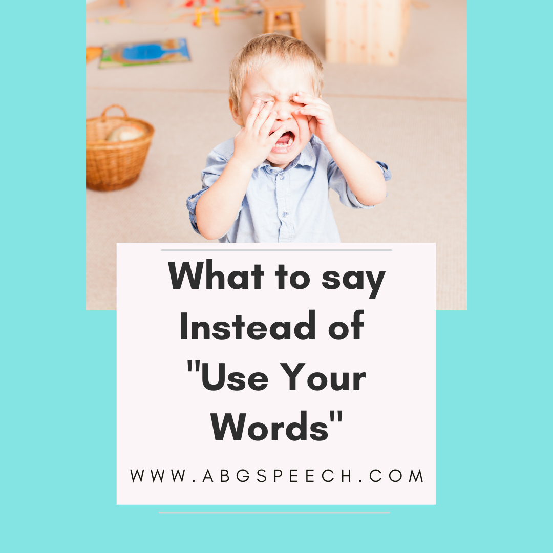use your words speech