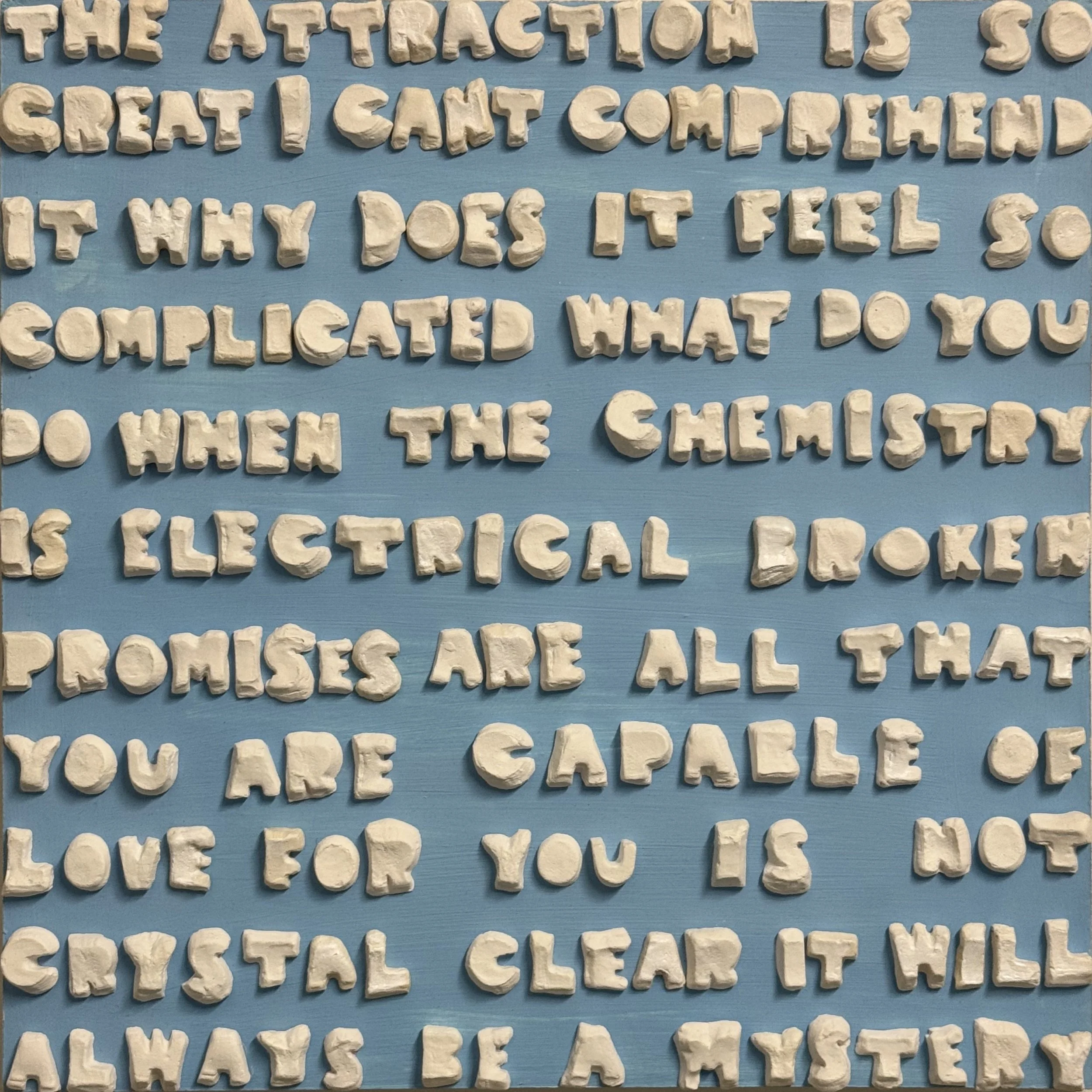 Broken Promises 14" x 14"