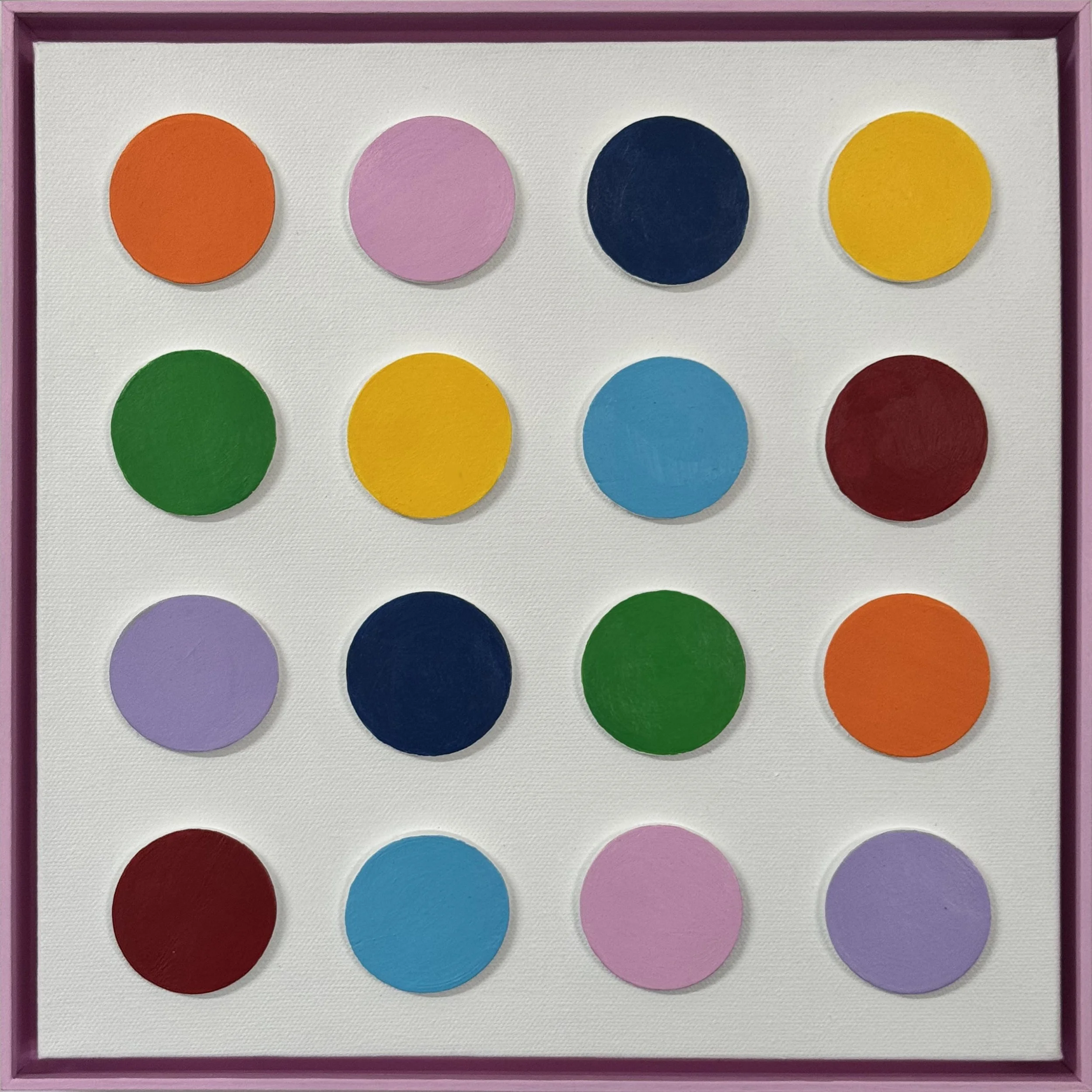 dotty pink framed 12 x 12 sq.jpg