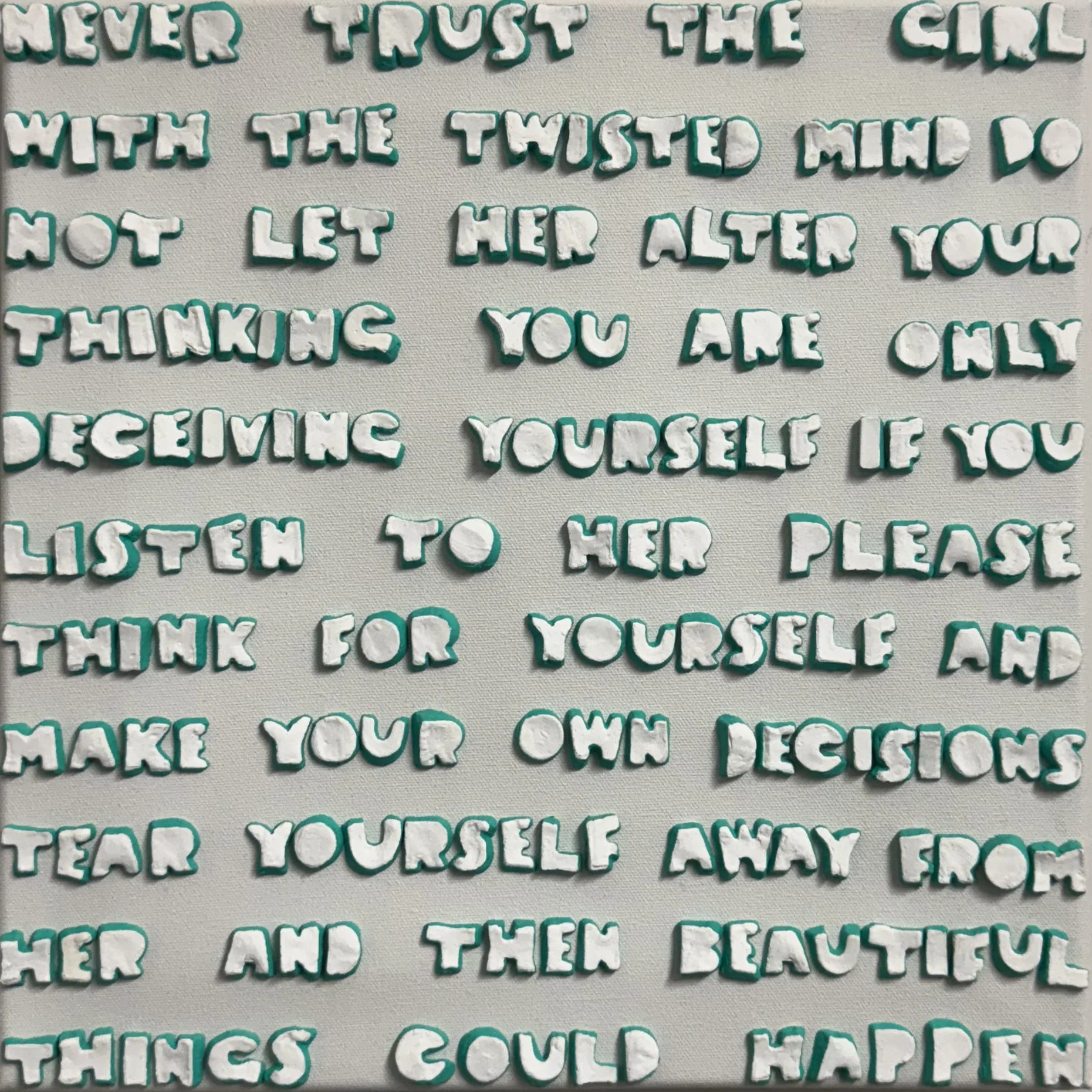 Twisted Mind 14" x 14"