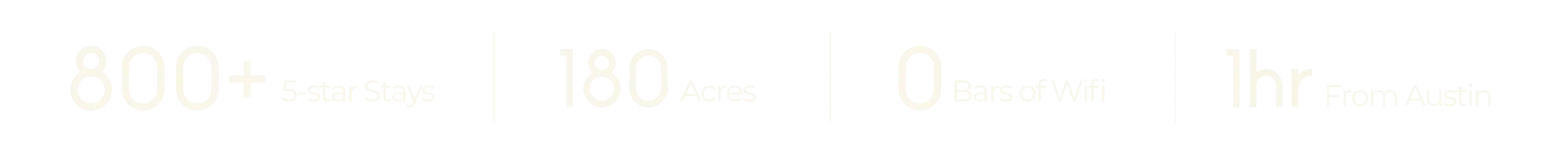 NowHere's social proof banner featuring cream-colored text on a black background.