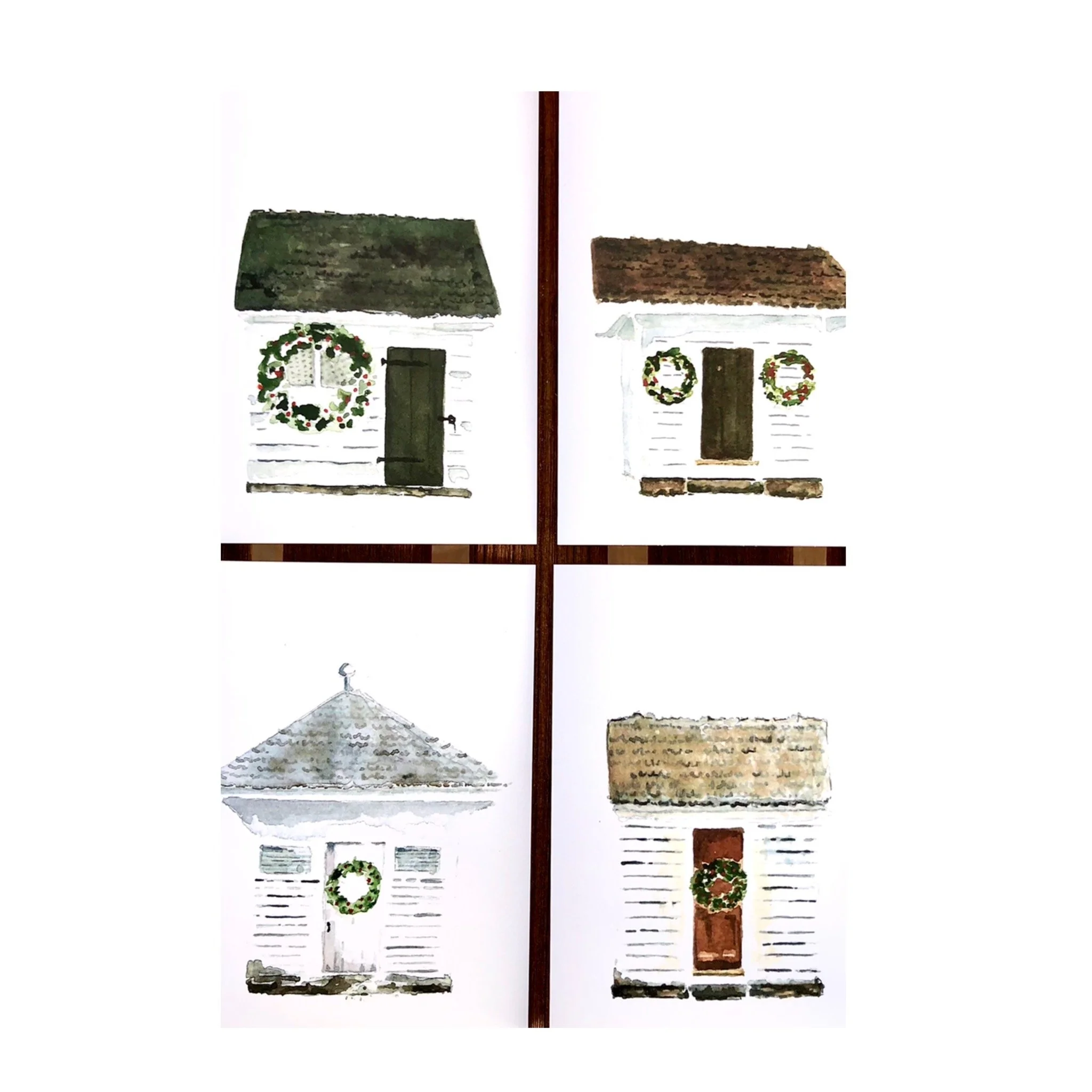 Colonial Williamsburg dependencies Christmas note cards