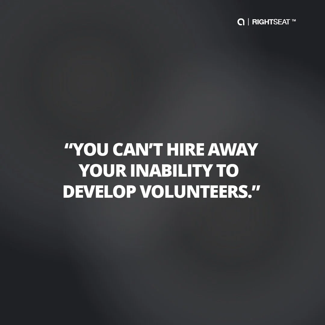 Be slow to hire, quick to develop.

Healthy churches don&rsquo;t scale with staff first. They scale by developing leaders. 
Here&rsquo;s the benchmark: 30&ndash;35% of your adult Sunday attendance should be serving.
That means: &bull; 300 adults &rar