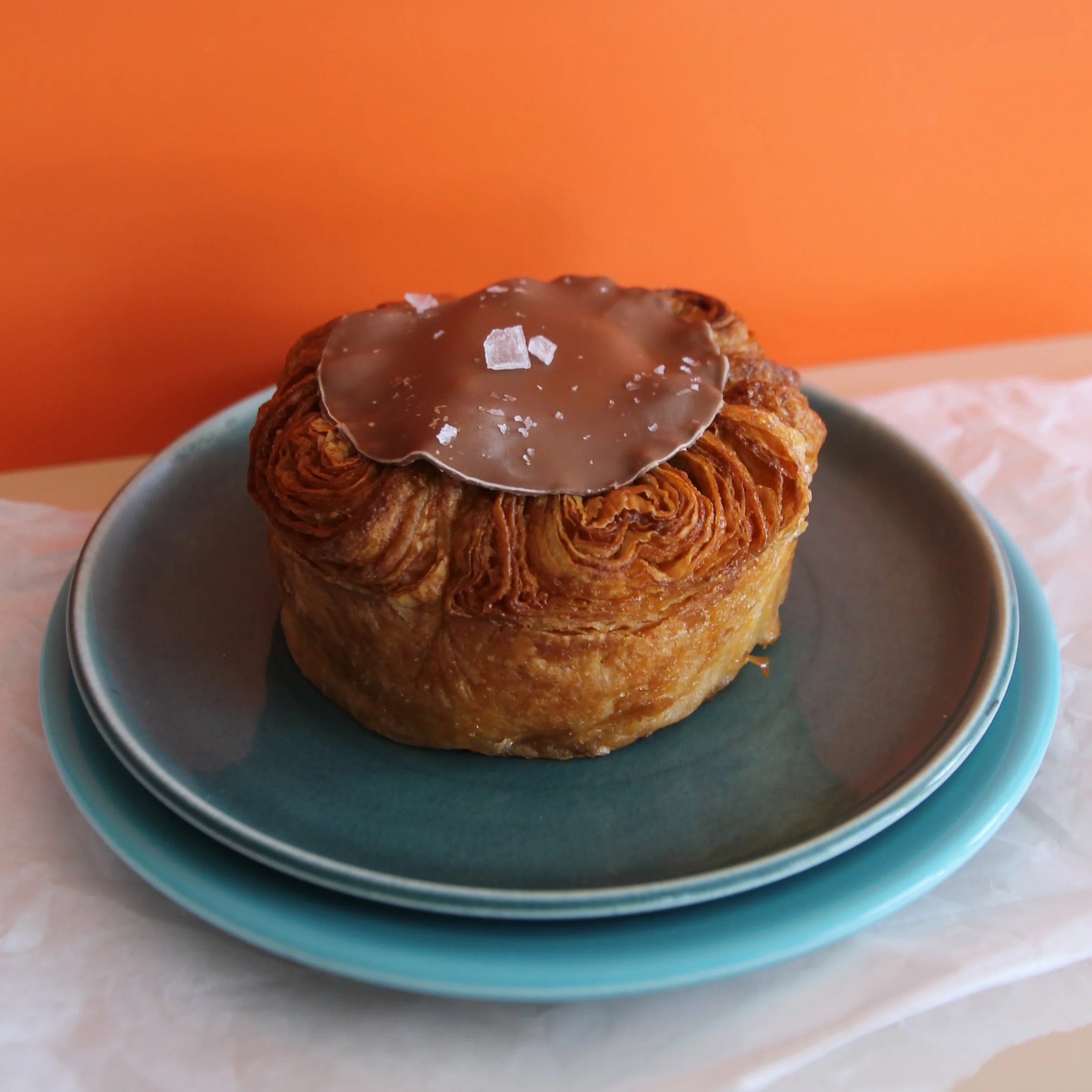 Milk Chocolate Hazelnut Praline Kouign Amann
