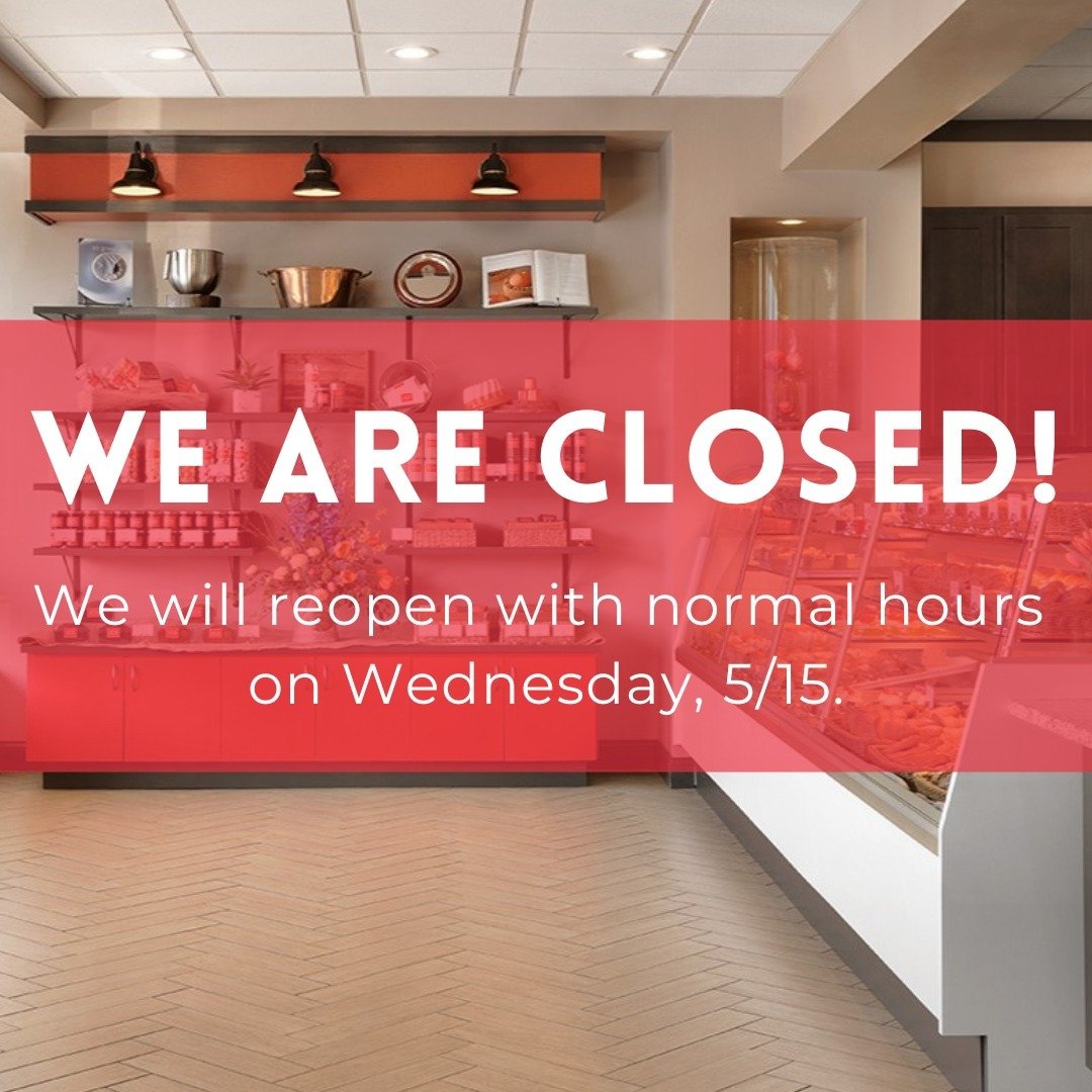 We are closed today so our team can take some extra time off with their loved ones this Mother's Day weekend! Thank you for understanding, and we look forward to serving you again tomorrow.